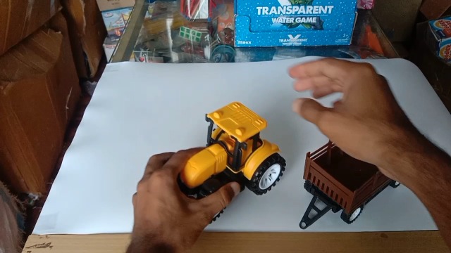 TRACTOR INC. INSIDE PARK POPFLY 黄色成型